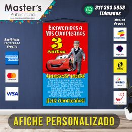 Afiche personalizado para 