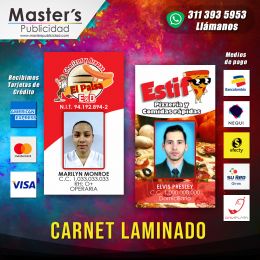 Carnet laminado en full re
